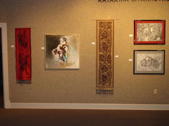 Björn Löwgren and Katarina Qvarnström exhibition at Kingston, NC 2006