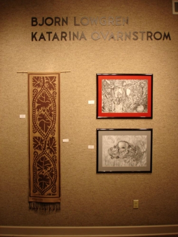 Björn Löwgren and Katarina Qvarnström exhibition at Kingston, NC 2006